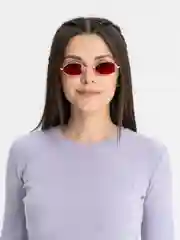 Красный очки солнцезащитные