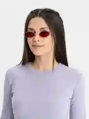 Красный очки солнцезащитные