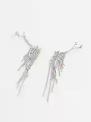 Серебряный женские вечерние серьги