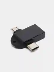 Переходник с USB на TYPE C и MicroUSB