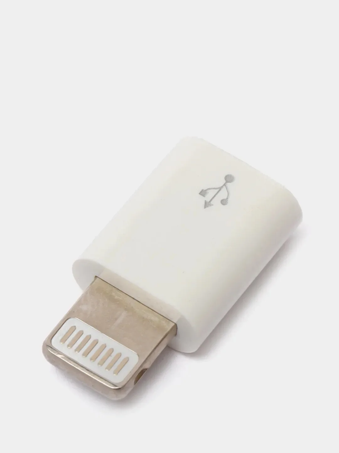 Переходник MicroUSB - Lightning (для iPhone). Адаптер