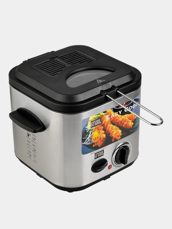 Фритюрница GFGRIL GFF-025 Easy Cook, объем 1.2 л, нагрев до 190 купить ...
