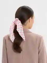 Конфетный платок в горошек на резинке