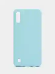 Голубой чехол Samsung Galaxy A10, Самсунг Галакси А10, черный, силиконовый