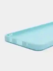 Голубой чехол Samsung Galaxy A10, Самсунг Галакси А10, черный, силиконовый
