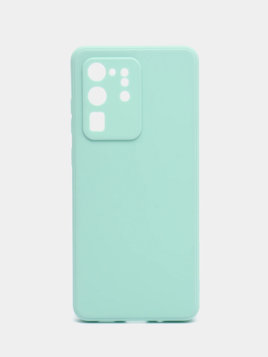 Мятный чехол для Samsung Galaxy S20, S20 Plus, S20 Ultra (c20), силиконовый, c защитой камеры