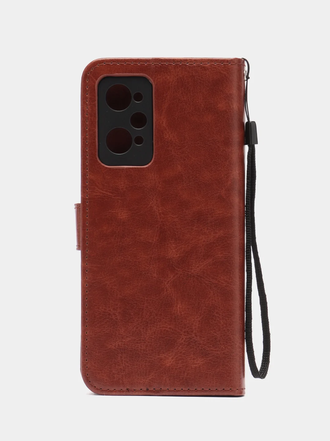 Багровый чехол-книжка для Realme GT Neo 2 5G / GT Neo 2, с магнитной застежкой (Реалми ГТ Нео 2)