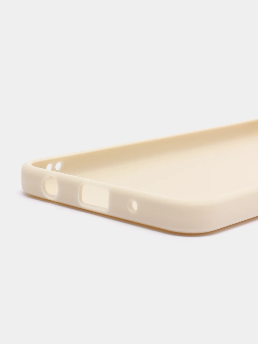 Молочный чехол Samsung Galaxy A10, Самсунг Галакси А10, черный, силиконовый