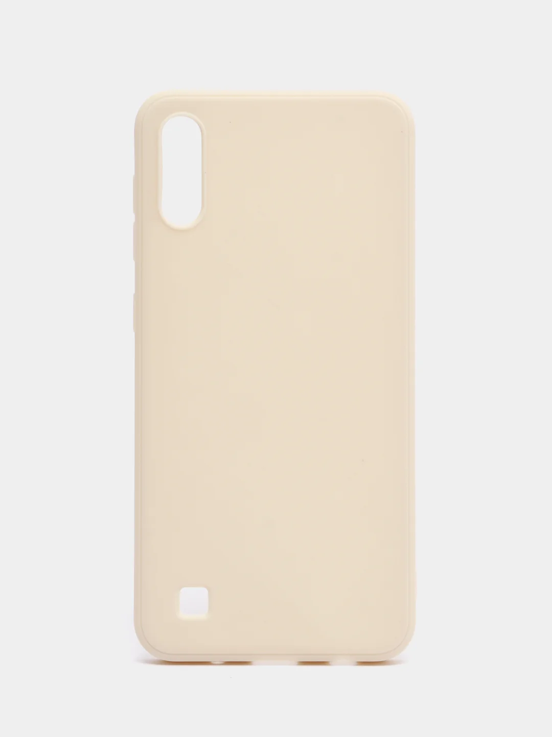 Молочный чехол Samsung Galaxy A10, Самсунг Галакси А10, черный, силиконовый