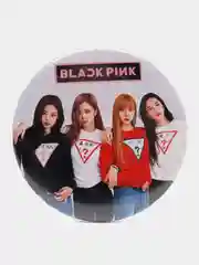 Белый значки к-поп "Black Pink"
