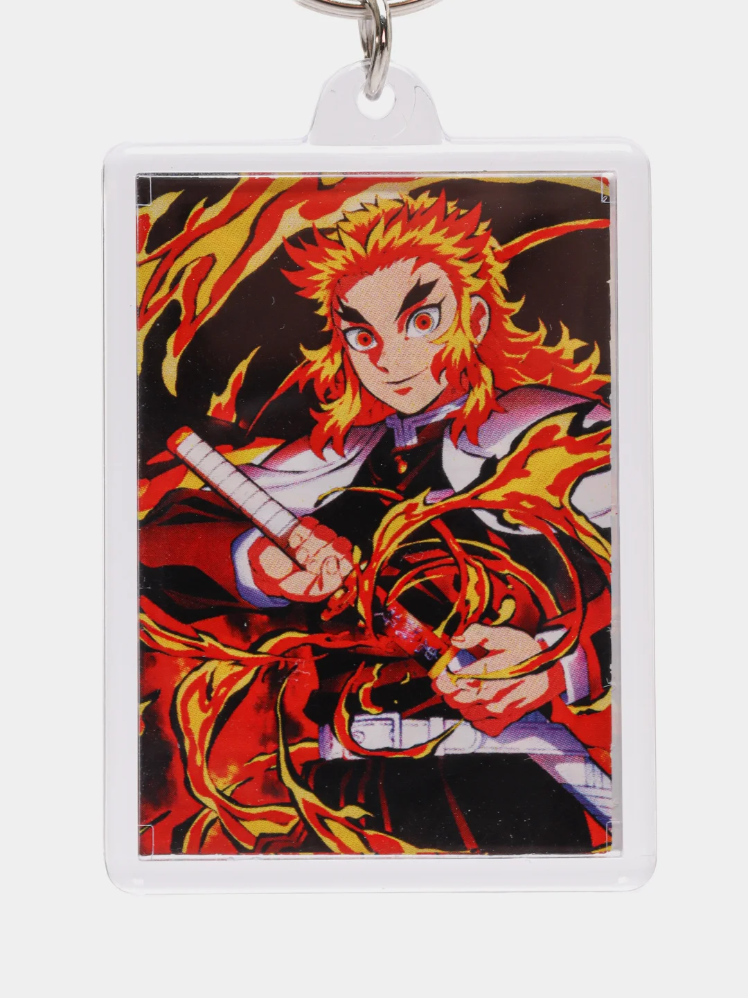Голубой брелок по аниме Клинок рассекающий демонов Demon Slayer