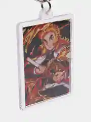 Голубой брелок по аниме Клинок рассекающий демонов Demon Slayer