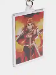 Желтый брелок по аниме Клинок рассекающий демонов Demon Slayer