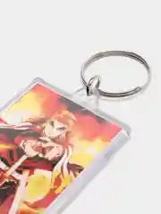 Желтый брелок по аниме Клинок рассекающий демонов Demon Slayer