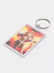 Желтый брелок по аниме Клинок рассекающий демонов Demon Slayer
