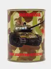 Зеленый копилка для денег 23 февраля, 8 марта, Танки