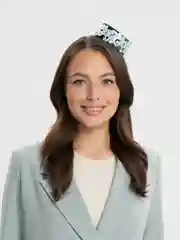 Зелёный хаки тюбетейка женская с ободком