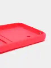 Фуксия чехол для Samsung Galaxy A34 / Самсунг Галакси А34, силиконовый, с карманом для карты