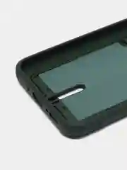 Тёмно-зелёный чехол для Samsung Galaxy A54 5G, Самсунг Галакси А54 5Г, силиконовый, с карманом для карты