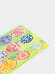Бордовый наклейки для яиц