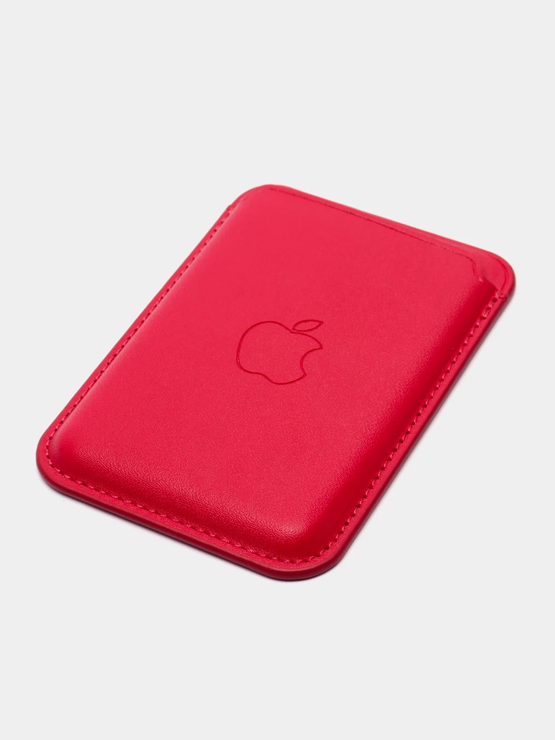 Фуксия картхолдер (держатель для карт) из исскуственной кожи Mag Safe для iPhone