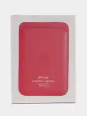 Фуксия картхолдер (держатель для карт) из исскуственной кожи Mag Safe для iPhone