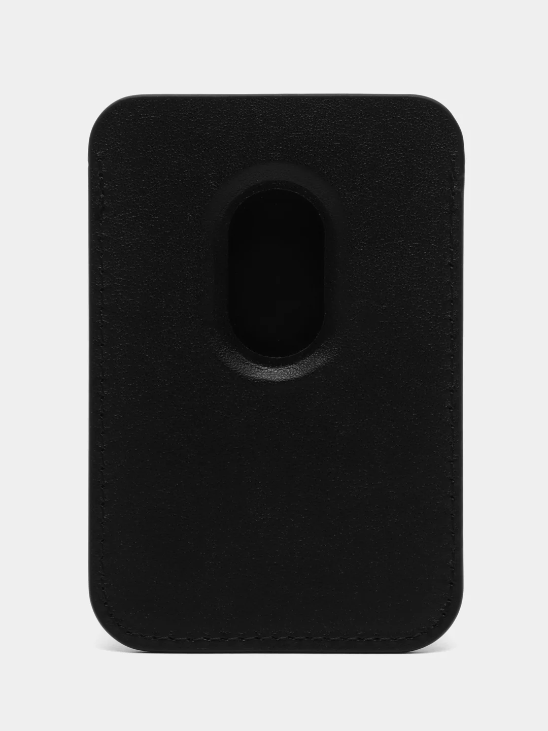 Черный картхолдер (держатель для карт) из исскуственной кожи Mag Safe для iPhone