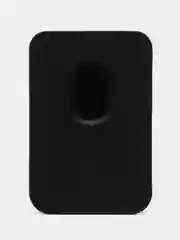 Черный картхолдер (держатель для карт) из исскуственной кожи Mag Safe для iPhone