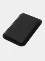 Черный картхолдер (держатель для карт) из исскуственной кожи Mag Safe для iPhone