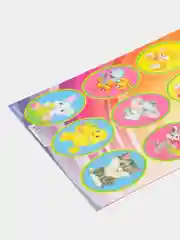 Бежевый меланж наклейки для яиц