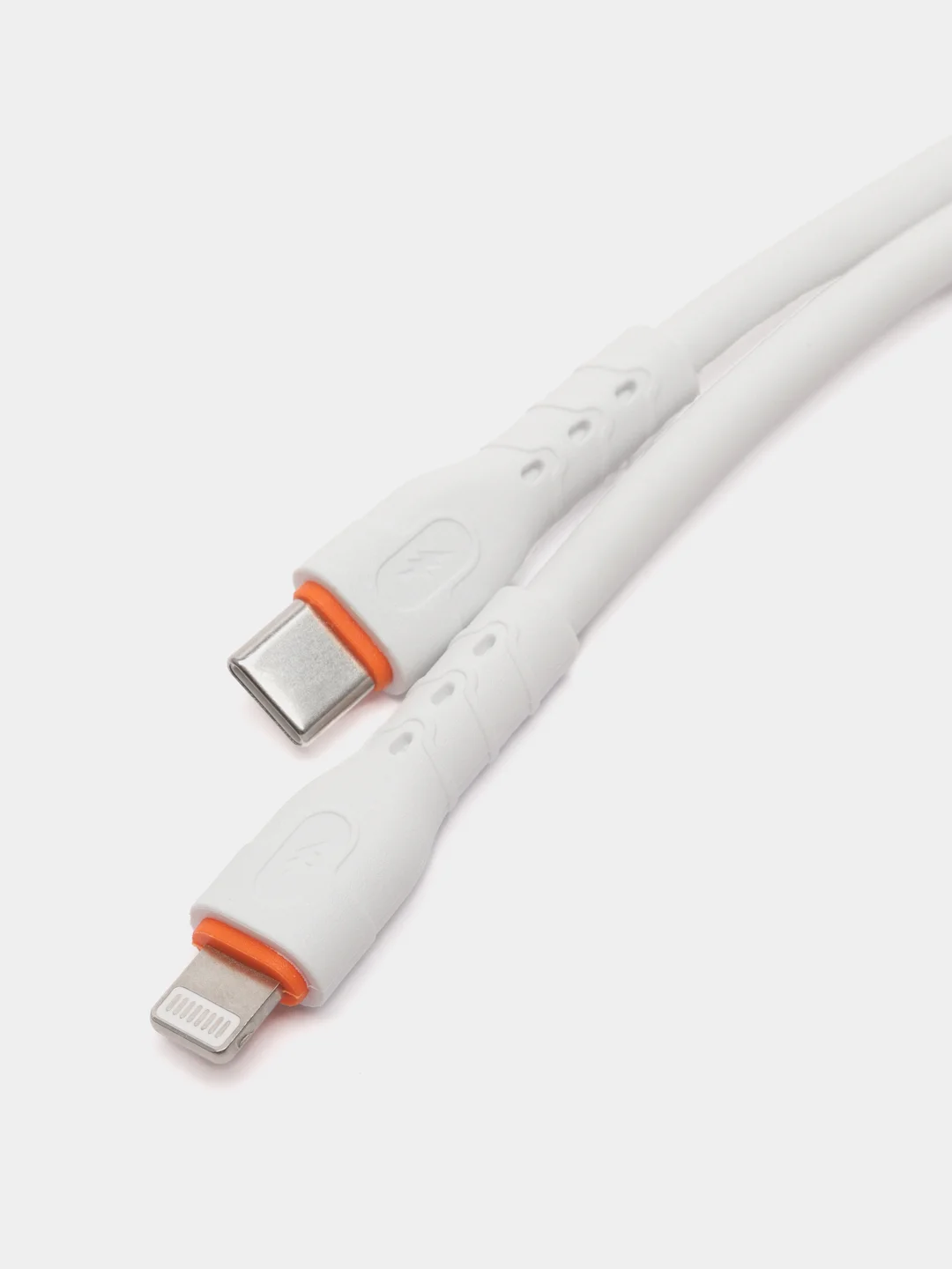 Аметистовый кабель зарядный Type-C - Lightning