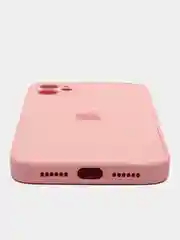 Розовый кожаный чехол для айфон iPhone 7/8,x/xs,Xr,11,12,13,13Pro,13Pro Max,14,14Pro,14Pro Max,14+