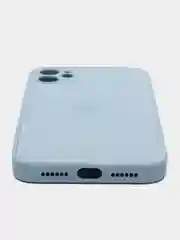 Голубой кожаный чехол для айфон iPhone 7/8,x/xs,Xr,11,12,13,13Pro,13Pro Max,14,14Pro,14Pro Max,14+