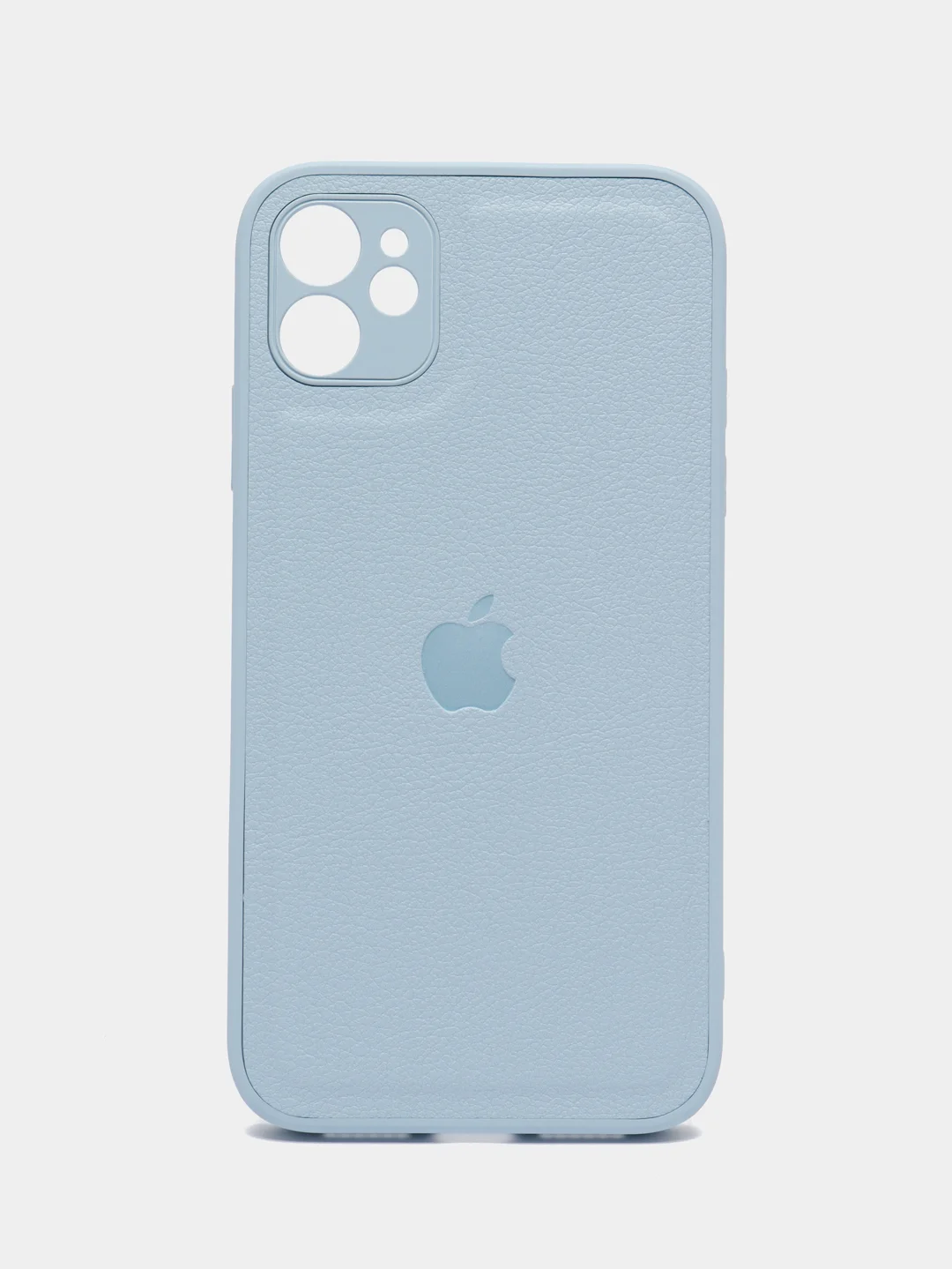 Голубой кожаный чехол для айфон iPhone 7/8,x/xs,Xr,11,12,13,13Pro,13Pro Max,14,14Pro,14Pro Max,14+