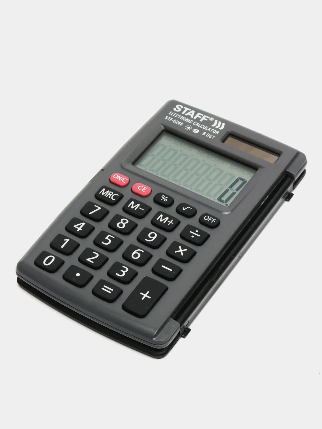 Калькулятор карманный STAFF STF-6248 (104х63мм), 8 разрядов, двойное питание, 250284