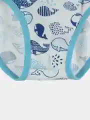 Голубой комплект белья для мальчика: майка и трусы