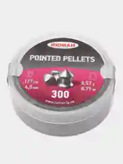 Пули Люман Pointed pellets, 4,5 мм, 0,57 г, 300 штук, свинцовые