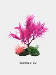 Вишнёвый растение искусственное "Дерево декоративное" (28 видов), декорации для аквариума