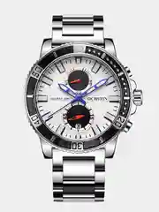 Серебряный мужские наручные часы Ochstin 7250 с хронографом в подарочной упаковке