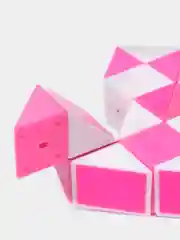 Розовый змейка-головоломка