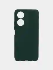 Тёмно-зелёный чехол силиконовый для Huawei Honor X7 / Хуавей Хонор Х7 Silicone Cover