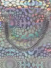 Серебряный пакет подарочный