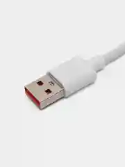 Белый кабель Type C - USB для быстрой зарядки и передачи данных, 2 метра