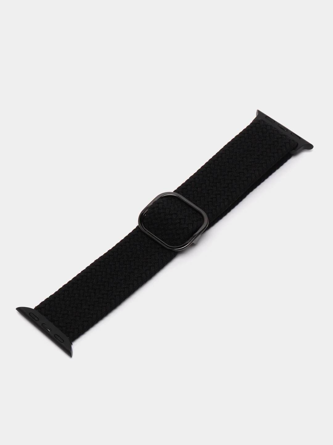 Черный ремешок для Apple watch, плетеный, нейлоновый, спортивный браслет для умных смарт часов