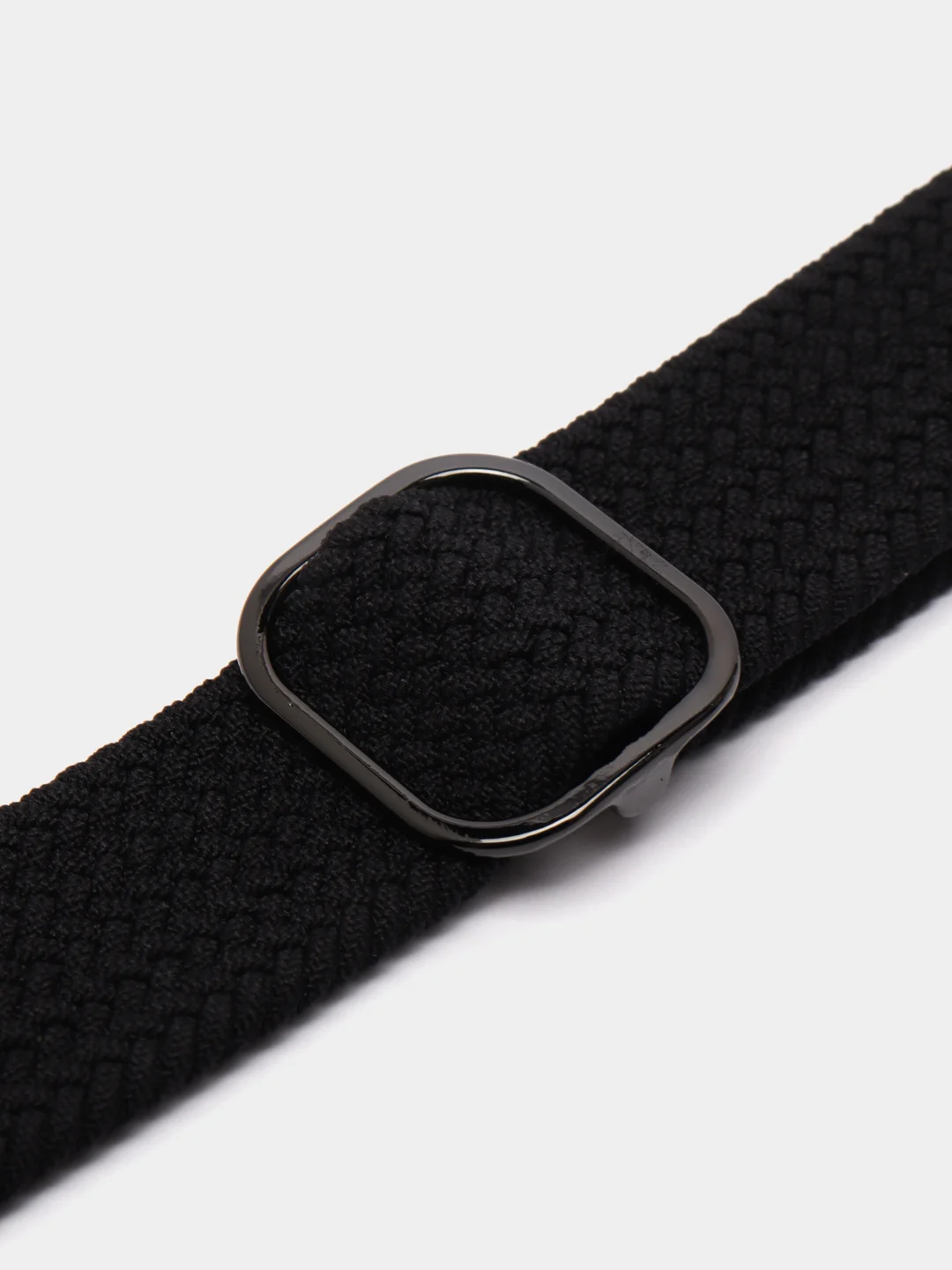 Черный ремешок для Apple watch, плетеный, нейлоновый, спортивный браслет для умных смарт часов