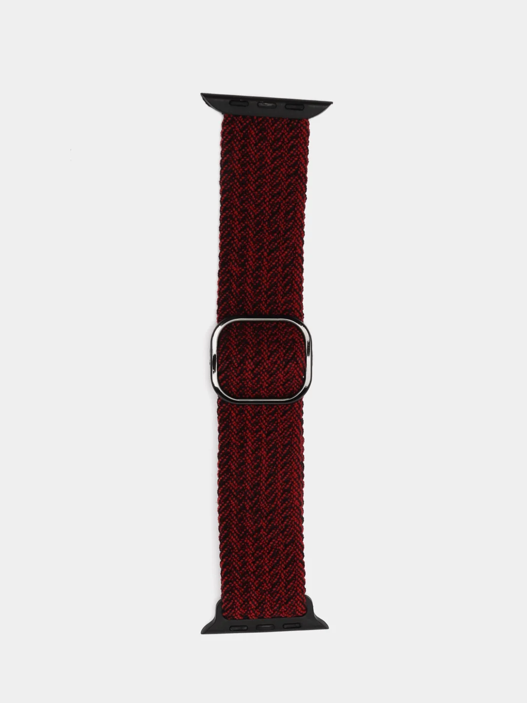 Бордовый ремешок для Apple watch, плетеный, нейлоновый, спортивный браслет для умных смарт часов