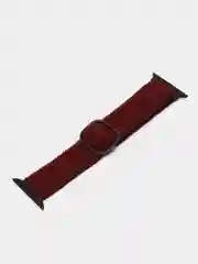 Бордовый ремешок для Apple watch, плетеный, нейлоновый, спортивный браслет для умных смарт часов
