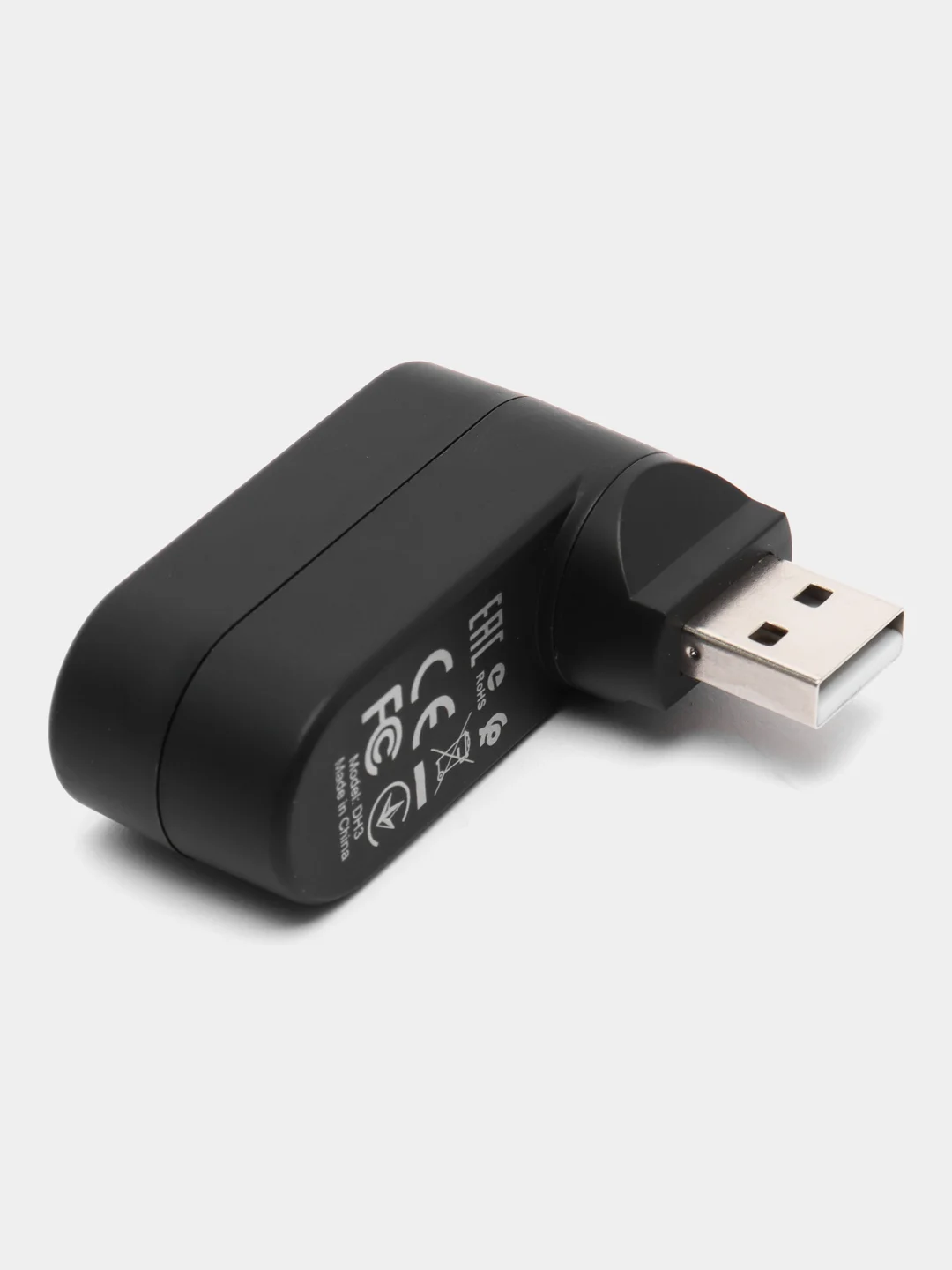 Черный usb-разветвитель Borofone DH3, 3USB, USB-концентратор с подсветкой, переходник
