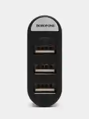 Черный usb-разветвитель Borofone DH3, 3USB, USB-концентратор с подсветкой, переходник