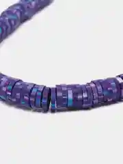 Фиолетовый бусины из полимерной глины, рондели, бусины Хейши разные цвета, 6 мм